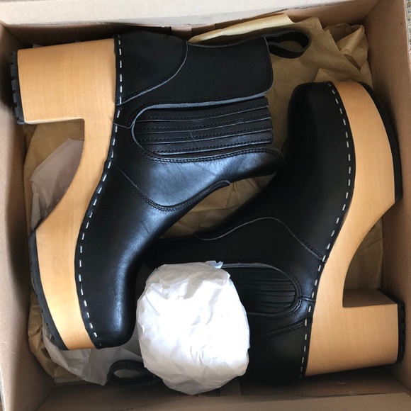 Swedish Hasbeens Shoes - Hasbeens Chelsea Plateau boot